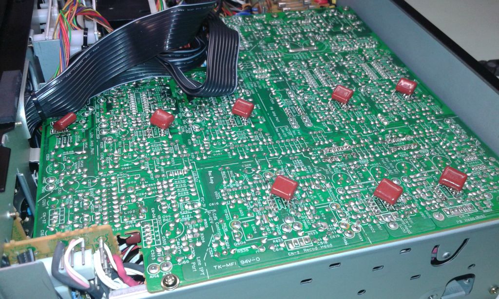 Nakamichi Dragon - electrolytic capacitor replacement